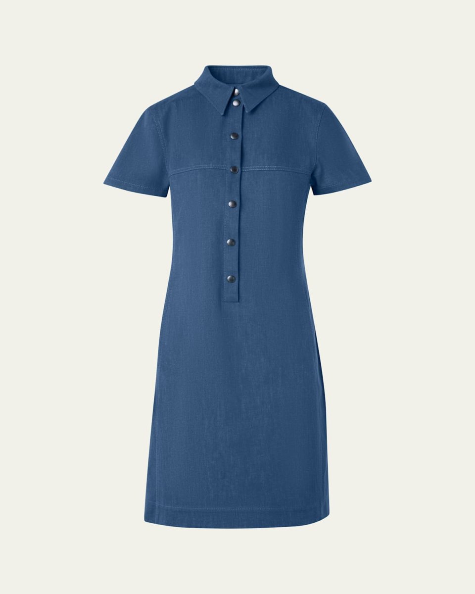 Denim Polo Dress